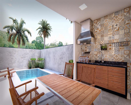 Imagem 2 de 6 de Casa 176m² Com Piscina 3 Suítes Condomínio Ibiti Reserva Sorocaba - Ca00885 - 69678526