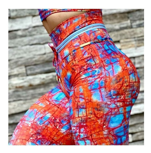 Imagem 5 de 6 de Calça De Ginástica Treino Malhar Legging Empina Bumbum 922