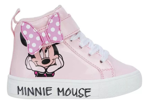 Tenis Botita Charol Casual Minnie Mouse 992439 Oct