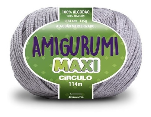 Linha Amigurumi Maxi 114m Circulo Cor 8008-PEDREIRA -55883