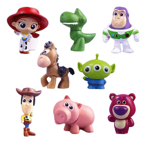 Set 8 Figuras Toy Story De 4-5 Cm