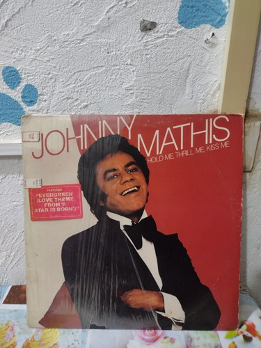 Johnny Mathis Me Thrill Me Kiss Me Disco De Vinil Lp 