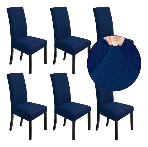 6 Fundas Protectoras Para Sillas De Comedor,oficina,elástico