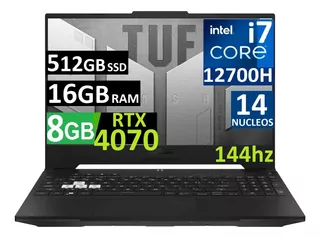 Asus Tuf F15 A15 Ci7-12650h 16gb 512ssd Rtx3070 8gb - 2023