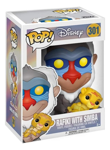 Funko Pop! Disney - The Lion King - Rafiki With Simba