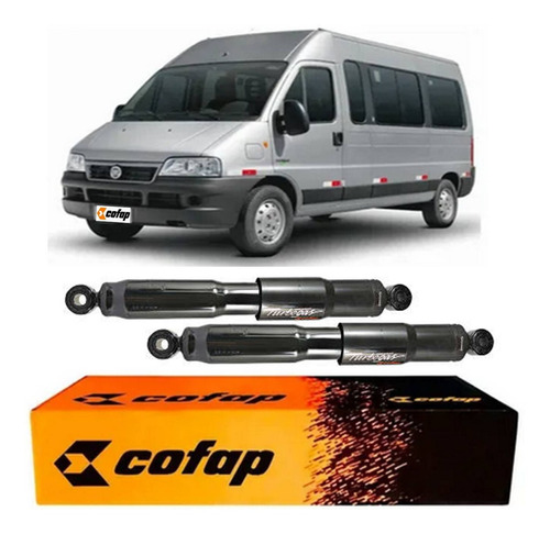 Par Amortecedor Traseiro Cofap Jumper Ducato Boxer 98 A 2017