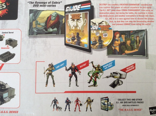 Gijoe 25 Anniversary Dvd Battle Pack The Revenge Of Cobra (Usado)