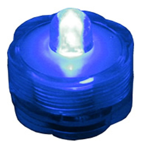 Luz Led Azul Sumergible Agua Tea Light Torta Boda 3 Piezas