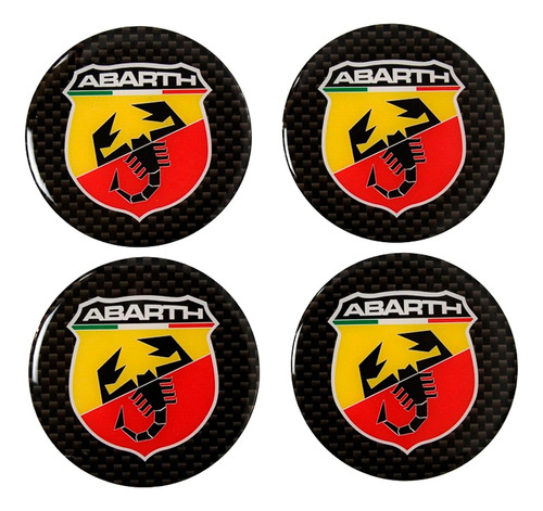 Adesivo Emblema Resinado Roda Fiat 90mm Cl25 Fk