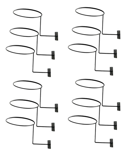 Soporte Para Pared, 12 Unidades, Sombrero Para El Sol, Peluc