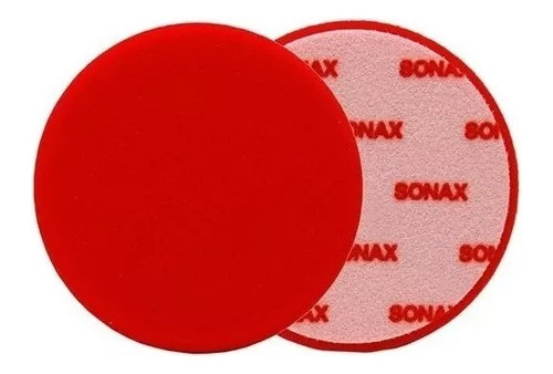 Pad Bonete Sonax 6 Pulgadas Rojo Corte Alto Para Rotativa