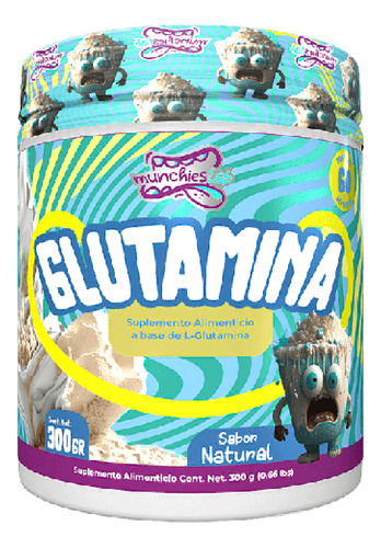 Munchies Lab Glutamina Sabor Natural 300gr.