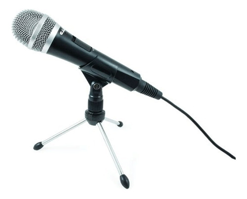 U1 Usb Microfono Grabacion Dinamico Negro Plateado