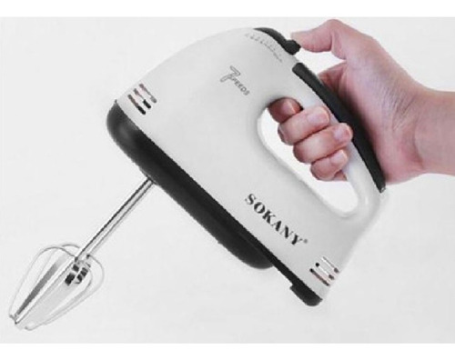 Imagen 2 de 3 de Batidora De Mano Electrica Amasa Mezcla Sokany Mixer