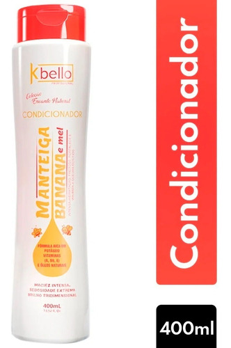 Condicionador Banana Em Mel 400ml Kbello Profissional 