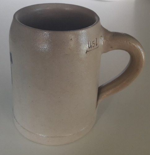 Jarra De Cerveza Ceramica, Made In Germany ,capacidad 0.5l