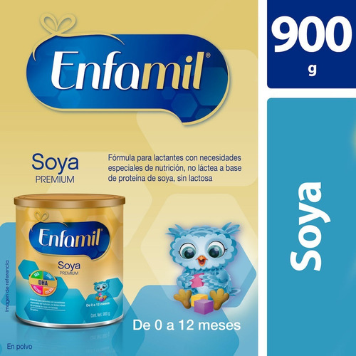 Fórmula Infantil Enfamil Soya 0 A 12 Meses Lata De 900 Gr Sabor Natural