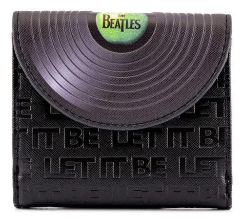 Cartera Con Diseño De Let It Be De Loungefly, De The Beatl Color Negro