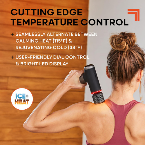 Massageador De Percussão Sharper Image Powerboost Pro+ Hot &