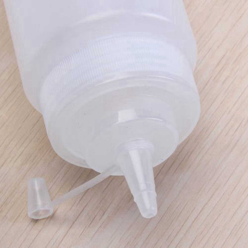 Botellas Exprimibles De Plástico Blanco Transparente Para Sa