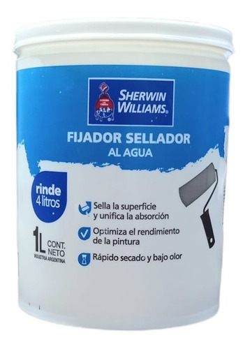 Fijador Sellador Sherwin Williams X 1 Lt. Mapache