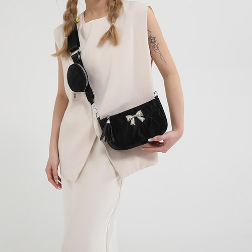 Bolsos Para Mujer Crossbody Bandolera Dama Corbata De Moño