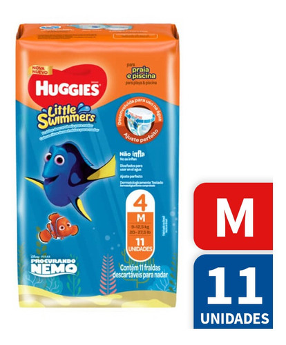 Pañales Huggies Little Swimmers sin género M