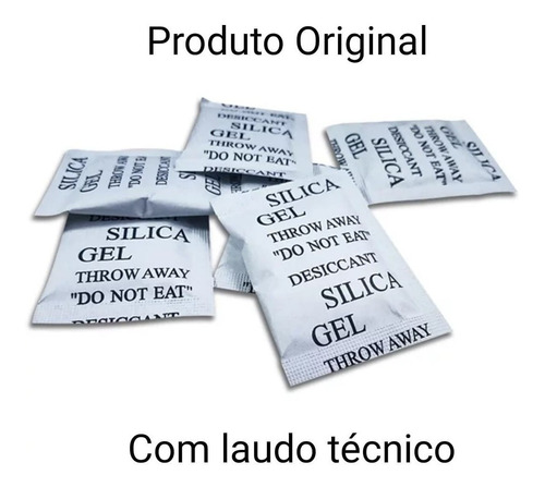 Imagem 2 de 3 de Silica Gel 1g-pacote Com 120 Unidades Anti-embaçaste C/ Nf