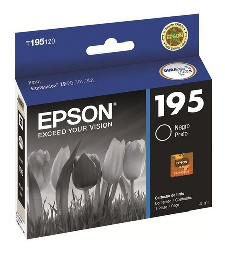 Cartucho Epson Original T195120 Negro Mini Isamilma 