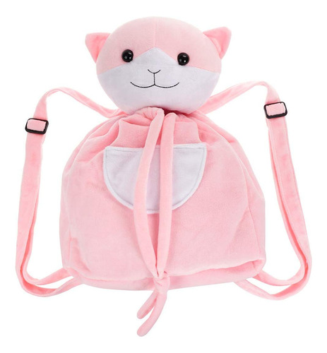 Anime Cosplay Lindo Gato Mochila Hecha Felpa Rosa