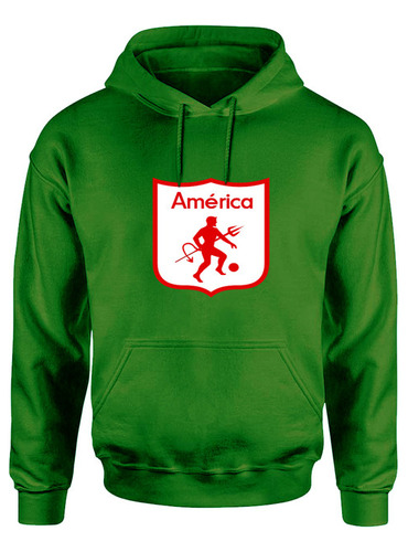 Buzo Hoodie  A M E R I C A  Futbol Colombiano Cali C1