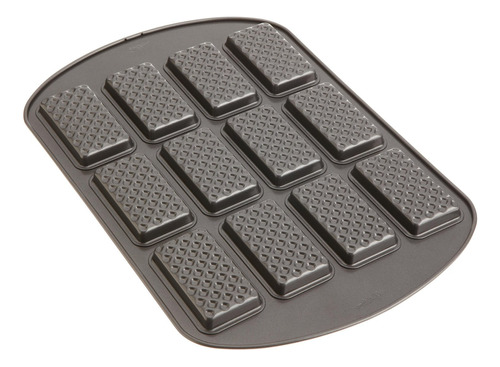 Molde Para Horno Antiadherente 12 Cavidad Wilton Gris