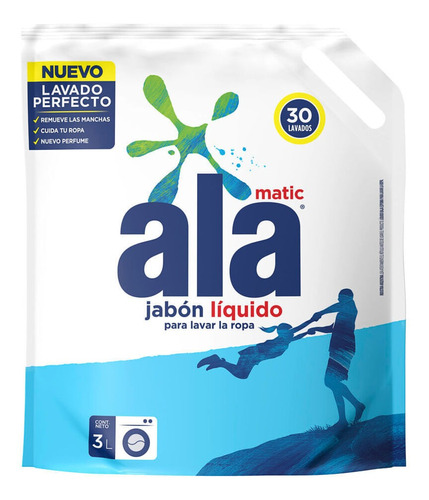 Jabón Líquido Ala Lavado Perfecto X 3 L