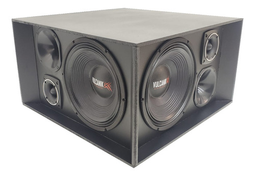 Caixa Propaganda Volante 4 Lado 2200w + Mesa De Som Stetsom