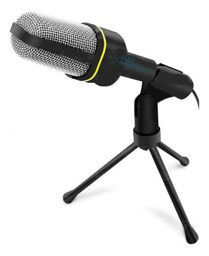 Microfone Locutor Condensador Youtuber Com Tripé Ch0805 Top