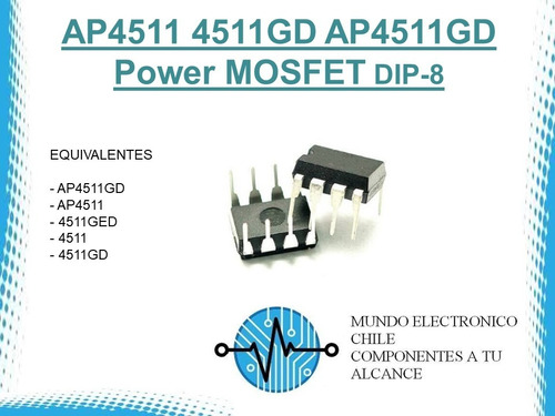 Ap4511 4511gd Ap4511gd Power Mosfet dip-8