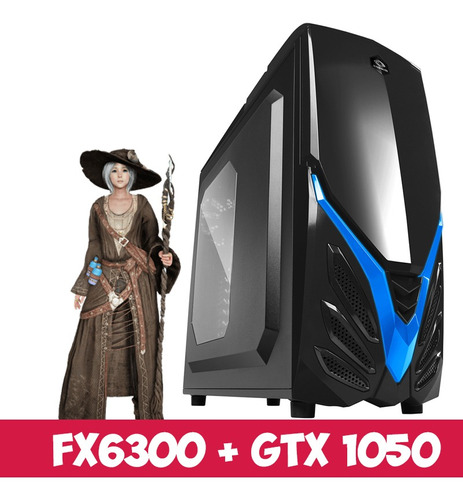 Pc Gamer Amd Fx6300 8gb Ssd 120+2tb Gtx1050 2gb Hdmi Gamer