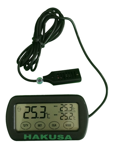 Termometro Ambiental Interior Exterior Con Alarma Hakusa
