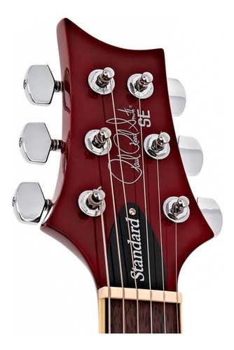 Imagen 5 de 5 de Guitarra eléctrica PRS SE Series Standard 24 de caoba vintage cherry multicapa con diapasón de palo de rosa