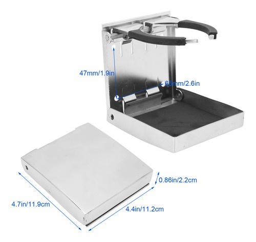 Soporte Plegable Ajustable Para Bebidas, 2 Brazos Para Tazas