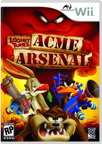 Looney Tunes Acme Arsenal Nintendo Wii Original Completo