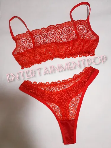 Conjunto Bralette Cachetero Blonda Original Ropa Intima | MercadoLibre