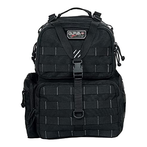 G.p.s. G Outdoors Tactical Range Backpack, Negro, Grande
