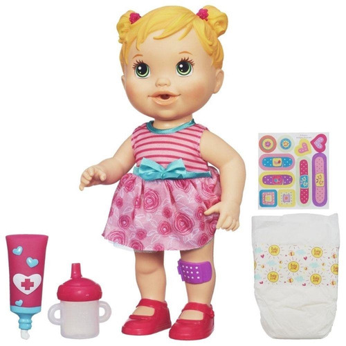 Boneca Baby Alive Machucadinho Loira Hasbro - A5390