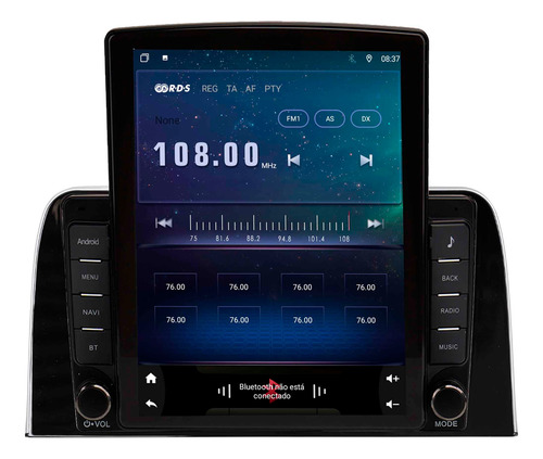 Multimídia Tesla Soaudio S8 Line Crv 17 A 21 Octacore 4+64gb