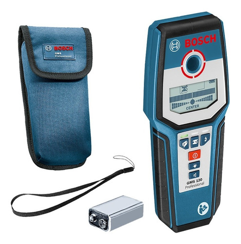 Bosch Gms 120 detector láser de materiales color azul