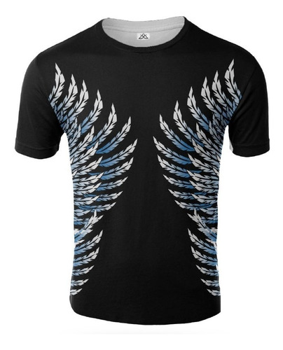 Remera Alas Angel Azul Artemix Ax-0469