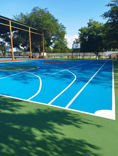 Pintura Para Cancha Deportiva Color Gris Cemento. Galón