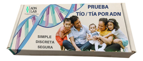 Kit Prueba De Tío/tía Por Adn - Resultados 3 Días Hábiles