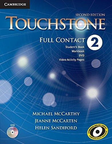 Touchstone Full Contact 2 Student & Workbook C/dvd, De Michael Mccarthy. Editorial Cambridge, Tapa Blanda En Inglés